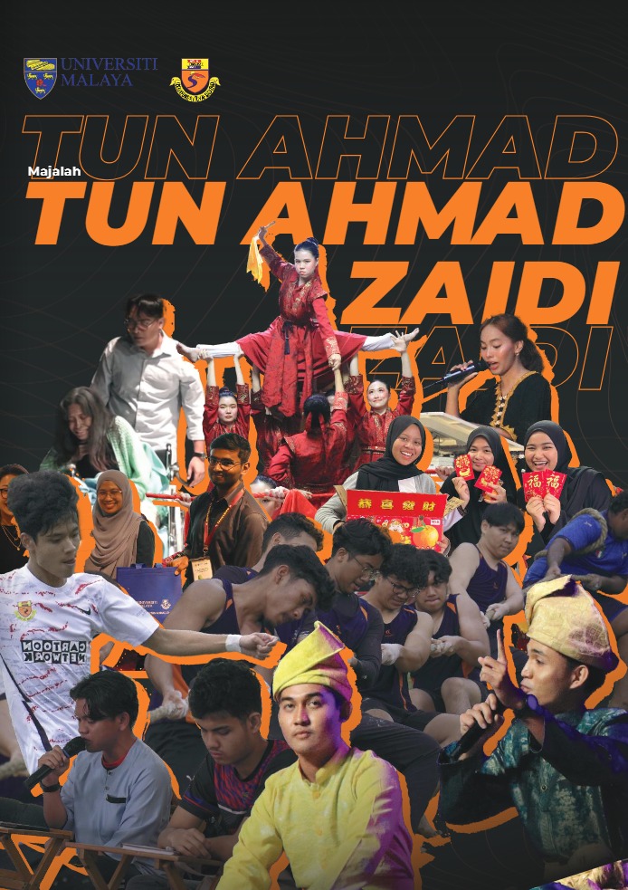 Tun Ahmad Zaidi Residential College magazine cover