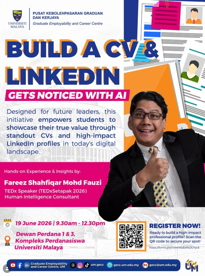 LinkedIn CV Poster