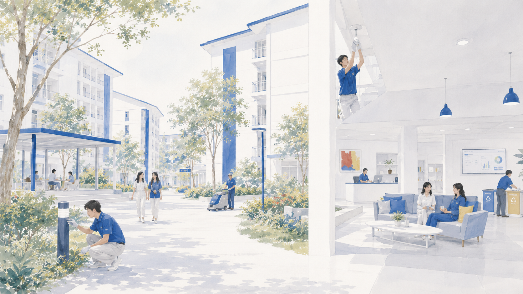 Residential facilities visual for Universiti Malaya student ecosystem