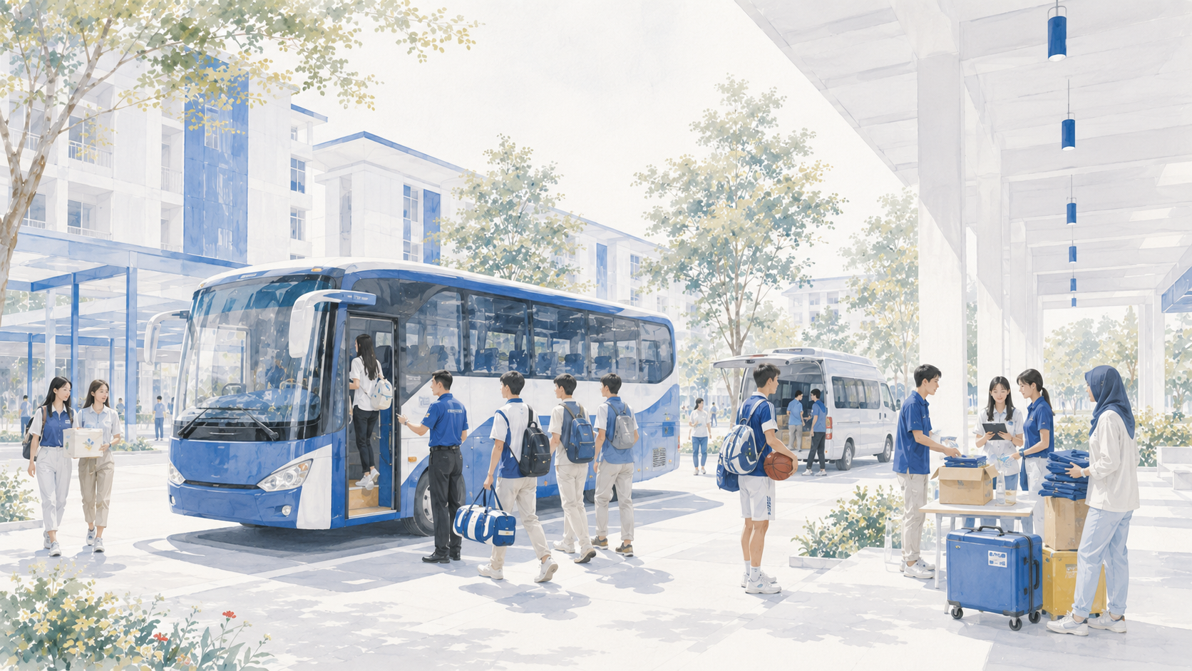 Student activities transportation visual for Universiti Malaya